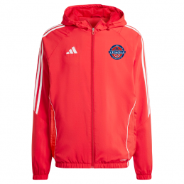 VESTE ZIPPÉE CAPUCHE ROUGE...